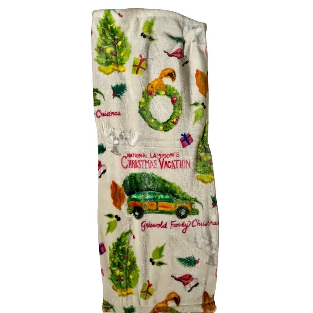 Griswold’s Christmas Vacation Throw Blanket Cozy Soft Fleece Holiday Decor Gift